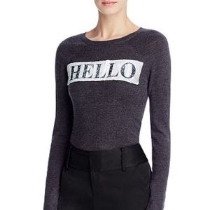 Alice + Olivia Ric Hello Goodbye Merino-Wool Sweater
